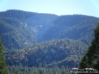 Heath Canyon Landslide on Wright Mountain in Summer - Wrightwood CA Mountains