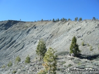 Face of Heath Canyon Landslide on Wright Mountain - Wrightwood CA Mountains