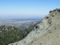 Face of the landslide of Wright Mountain - Wrightwood CA Mountains