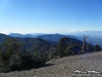 San Gabriel Mountains viewed from the top of Mt Baden Powell - Wrightwood CA Mountains