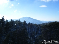 Mount Baden Powell in the winter, viewed from Mountain High