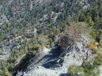 Blue Ridge in background with North Backbone Trail in foreground - Wrightwood CA Mountains