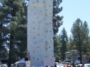 Rock Climbing wall at Wildfire Awareness Day. - Wrightwood CA Photos