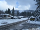 Downtown Wrightwood in front of Wright Mountain after a Winter storm. - Wrightwood CA Photos