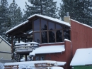 Village Grind Coffee Shop in Wrightwood after Snow storm. - Wrightwood CA Photos