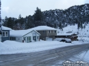 Businesses on Cedar Street in Wrightwood after Winter Storm. - Wrightwood CA Photos