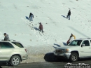 More Snow Players on Highway 138 - Wrightwood CA Photos