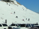 Sledding into the Highway sounds like a safe idea... right? - Wrightwood CA Photos