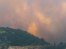 Sheep Fire just behind Circle Mountain, toward top of Lone Pine Canyon. - Wrightwood CA Photos