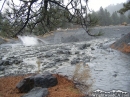 Heath Creek wash flooded out with mud in December 2010. - Wrightwood CA Photos