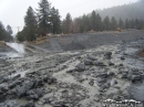 Lone Pine Canyon Road covered in Mud, December 2010. - Wrightwood CA Photos