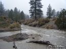 Mud running through Wrightwood in December 2010. - Wrightwood CA Photos