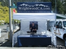 Ryan and the WrightwoodCA.com booth at Mountaineer Days 2011 - Wrightwood CA Photos