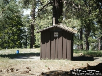 Restroom at Table Mountain Picnic Area - Wrightwood CA Mountains